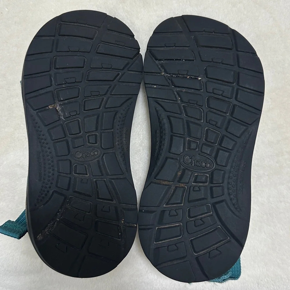 Chaco Kids Sandals Youth 2 Approx Teal Adjustable Sport Hiking Outdoor